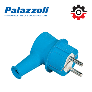 437022 Palazzoli Vietnam - Phích cắm Schuko cao su góc 90° IP44