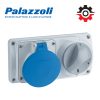 493124 PALAZZOLI VIETNAM – SWITCHED SOCKET WITH MECHANICAL INTERLOCK 16A 110V IP44