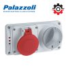 494124 PALAZZOLI VIETNAM – SWITCHED SOCKET WITH MECHANICAL INTERLOCK AND FUSE-HOLDER 16A 110V IP44