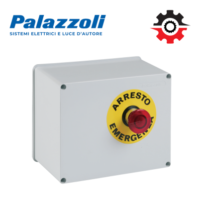501560 PALAZZOLI VIETNAM – COVER WITH EMERGENCY PUSH-BUTTON FOR ACS ASSEMBLIES IP55