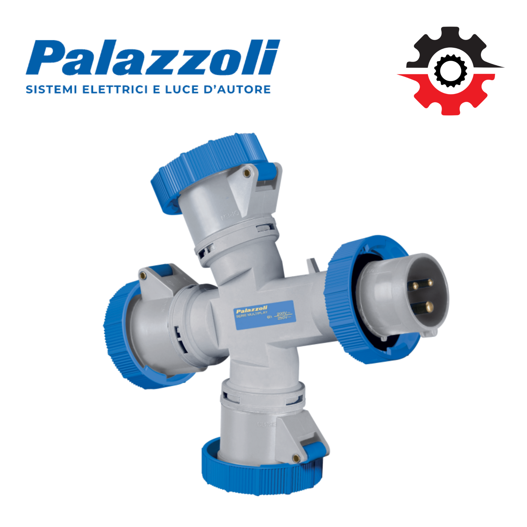753126 PALAZZOLI VIETNAM – MULTIPLAY MOBILE MULTIPLIER 3 OUTLETS 16A 230V IP67